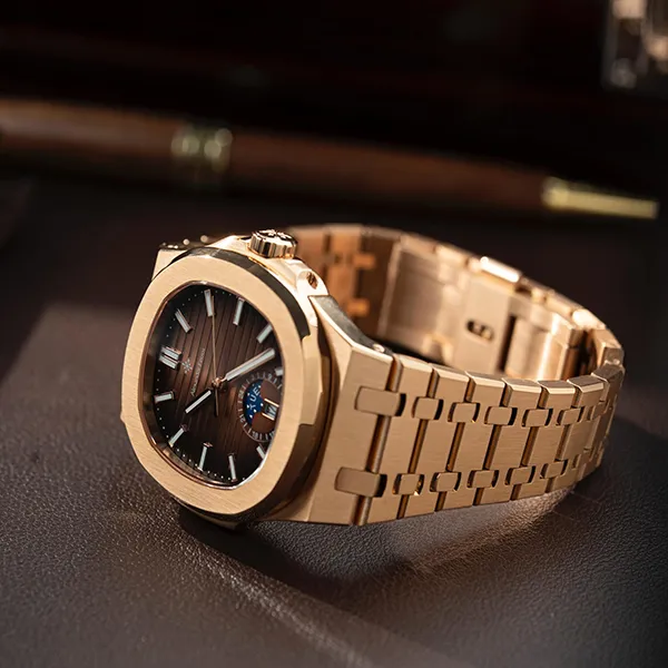 Đồng Hồ Nam Alexander Ferros 6122R/08 Màu Vàng Hồng