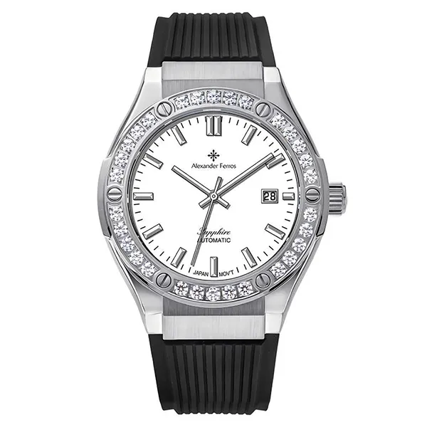 Đồng Hồ Nam Alexander Ferros 6161S-02 Màu Bạc - Đen