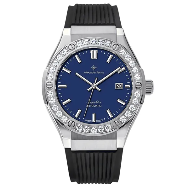 Đồng Hồ Nam Alexander Ferros 6161S-05 Màu Xanh Bạc