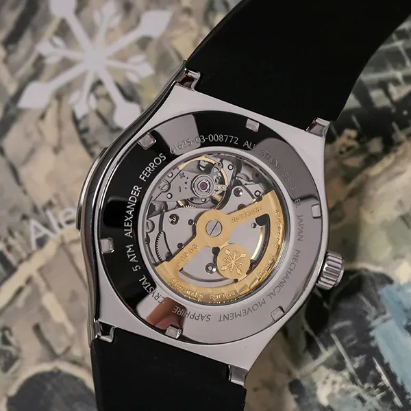 Đồng Hồ Nam Alexander Ferros 6162S-03 Màu Đen Đỏ