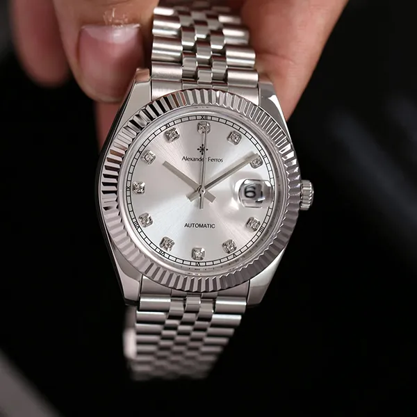 Đồng Hồ Nam Alexander Ferros 8132S/02 Màu Bạc