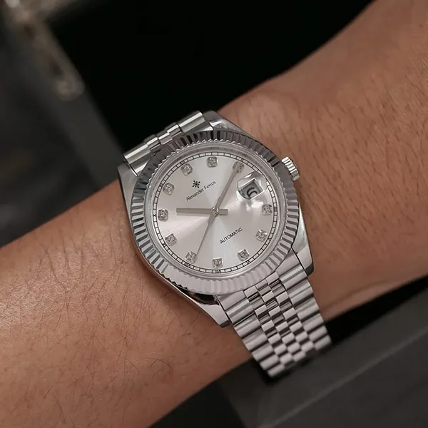 Đồng Hồ Nam Alexander Ferros 8132S/02 Màu Bạc