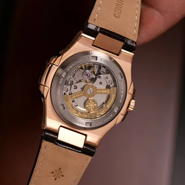 Đồng Hồ Nam Alexander Ferros Automatic 6122R-08 42.5mm Màu Nâu - Vàng Hồng