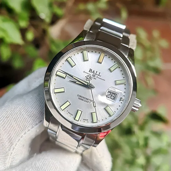 Đồng Hồ Nam Ball Engineer III Marvelight Chronometer 40mm NM2026C-S27C-SL Màu Bạc