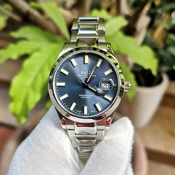 Đồng Hồ Nam Ball Watch Company Engineer III Marvelight Chronometer Limited Edition NM2026C-S27C-BE Màu Bạc Xanh