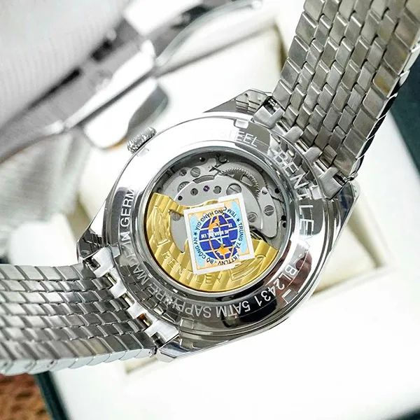 Đồng Hồ Nam Bentley Mặt Hề BL1831-25MWBI-AMS-D Màu Bạc Đen