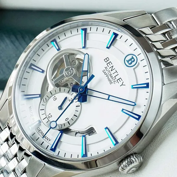Đồng Hồ Nam Bentley Mặt Hề BL1831-25MWWI-AMS-T Màu Bạc Trắng