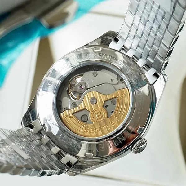 Đồng Hồ Nam Bentley Mặt Hề BL1831-25MWWI-AMS-T Màu Bạc Trắng