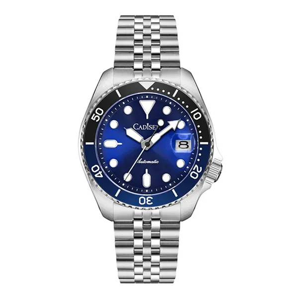 Đồng Hồ Nam Cadisen Diver Mechanical Man Watch C8220G-T1 Màu Bạc/Xanh Dương
