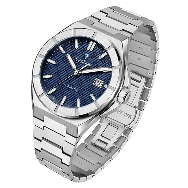 Đồng Hồ Nam Cadisen Watch C8242G-T1 Màu Xanh Bạc