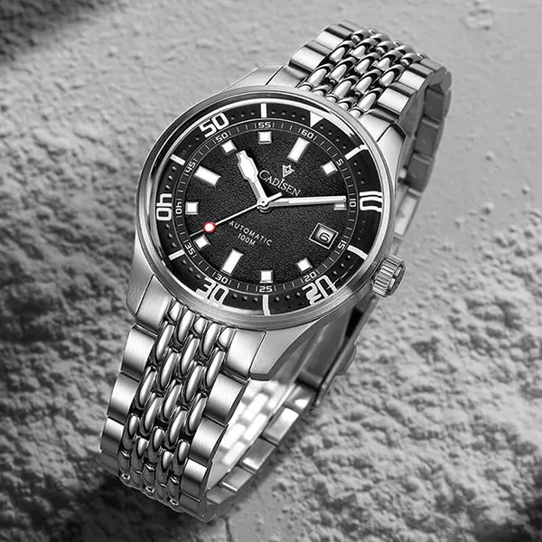 Đồng Hồ Nam Cadisen Watch C8244G-T2 Màu Đen Bạc