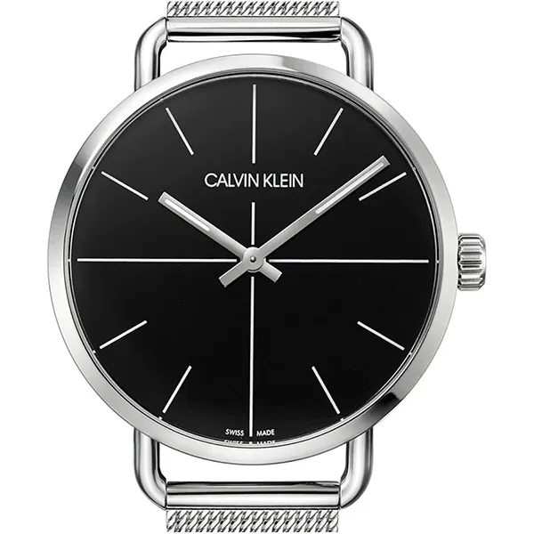 Đồng Hồ Nam Calvin Klein CK Even Quartz Watch K7B21121 Màu Bạc/Đen