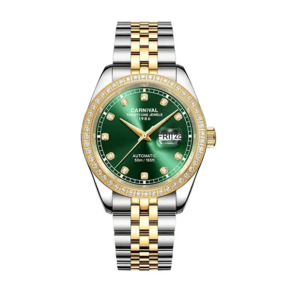 Đồng Hồ Nam Carnival Automatic Watch 8131G2-CV-XL Màu Xanh Lá
