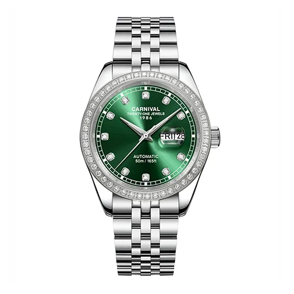 Đồng Hồ Nam Carnival Automatic Watch 8131G2-VT-XL Màu Xanh Lá