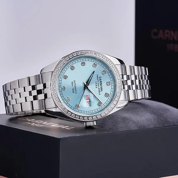 Đồng Hồ Nam Carnival Automatic Watch 8131G2-VT-XT Màu Xanh Dương