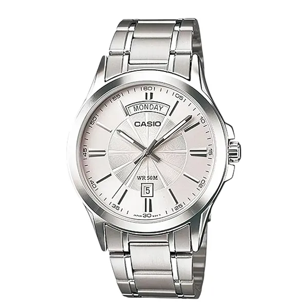 Đồng Hồ Nam Casio Quartz Watch MTP-1381D-7AVDF (A841) Màu Bạc