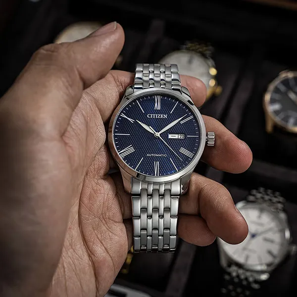 Đồng Hồ Nam Citizen Automatic Blue Dial Watch NH8350-59L NH8350-59L Màu Bạc/Xanh