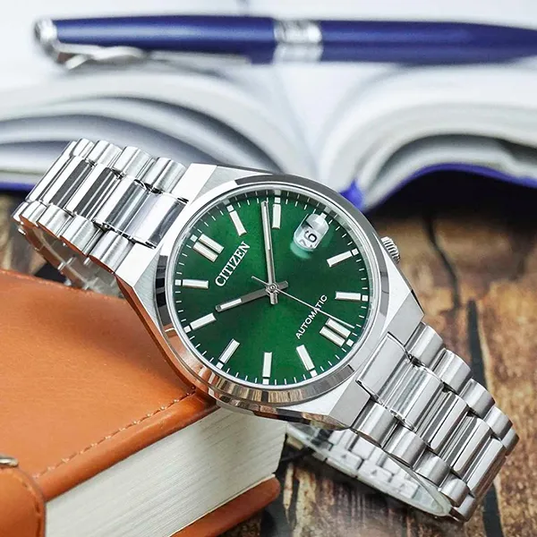 Đồng Hồ Nam Citizen Tsuyosa NJ0200-50X Màu Bạc Xanh