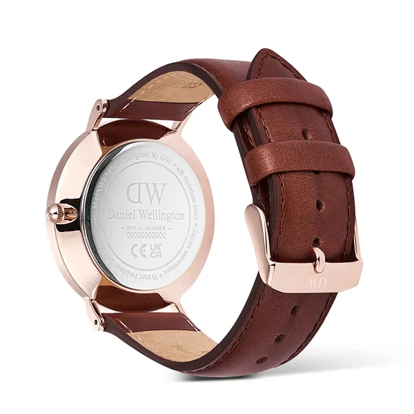 Đồng Hồ Nam Daniel Wellington Classic Day Display DW00100830 Màu Nâu/Xanh