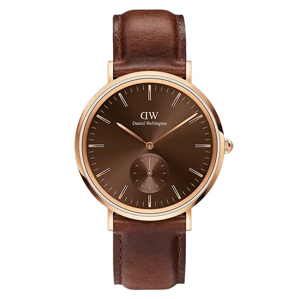 Đồng Hồ Nam Daniel Wellington Classic Multi-Eye St Mawes Amber Rose Gold Màu Nâu