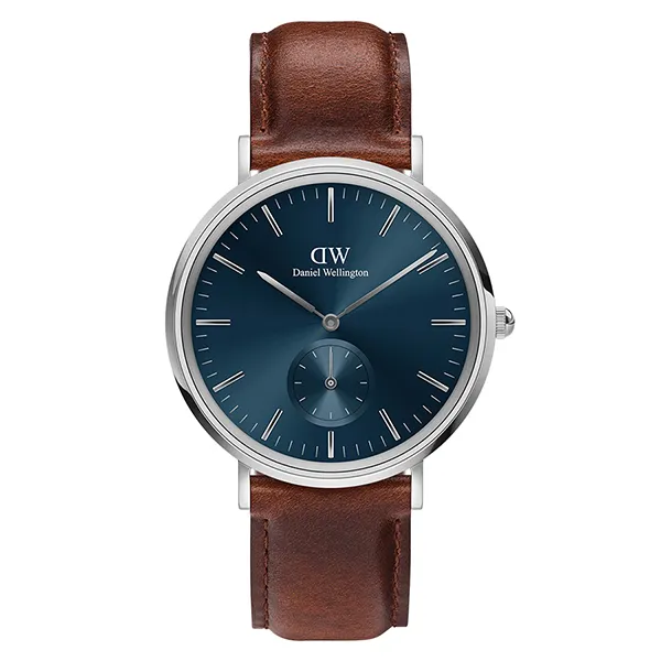 Đồng Hồ Nam Daniel Wellington Classic Multi-Eye St Mawes Arctic Silver DW00100709 Màu Nâu/Xanh