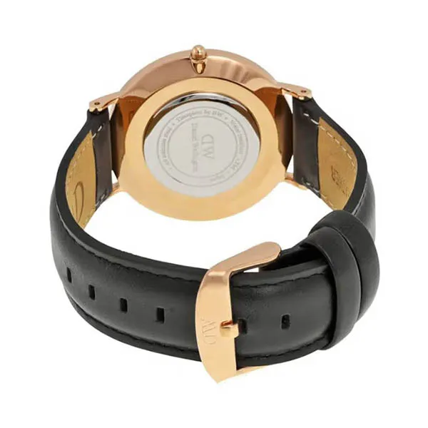 Đồng Hồ Nữ Daniel Wellington Classic Sheffield RG White 36mm DW00100036 Màu Đen Trắng