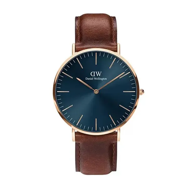 Đồng Hồ Nam Daniel Wellington Classic St Mawes Artic DW00100626 Màu Xanh Nâu