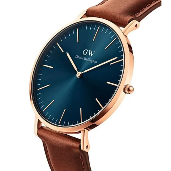 Đồng Hồ Nam Daniel Wellington Classic St Mawes Artic DW00100626 Màu Xanh Nâu
