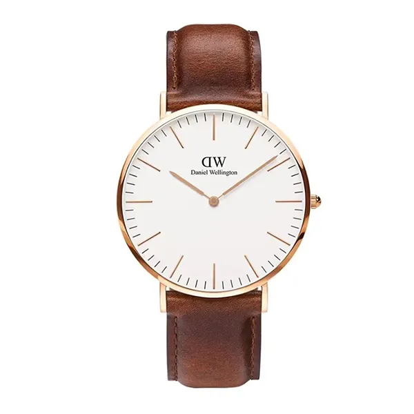 Đồng Hồ Nam Daniel Wellington DW00100006 40mm Classic 40 ST Mawes RG White Màu Nâu Trắng