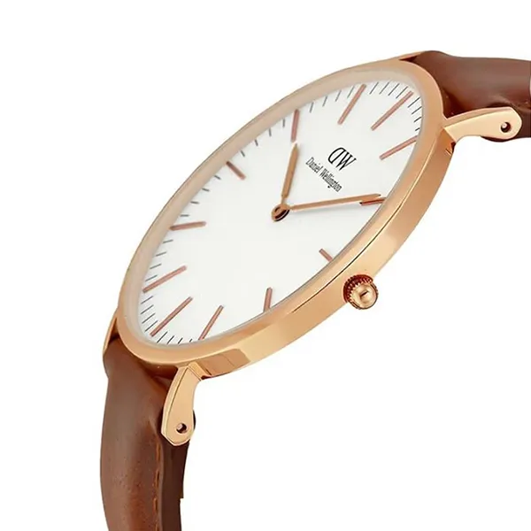 Đồng Hồ Nam Daniel Wellington DW00100006 40mm Classic 40 ST Mawes RG White Màu Nâu Trắng