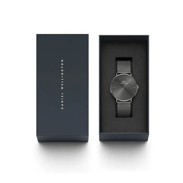 Đồng Hồ Nam Daniel Wellington DW00100630 40 mm Classic 40 Anthracite Grey Sunray Màu Đen Xám