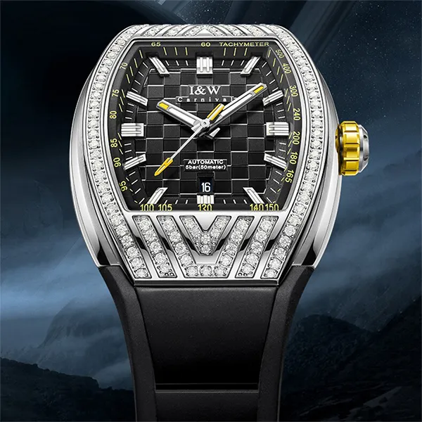 Đồng Hồ Nam I&W Carnival 727G-S2 Màu Đen