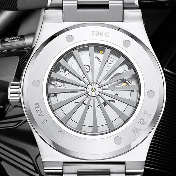 Đồng Hồ Nam I&W Carnival 730G-T1 Màu Xanh Bạc