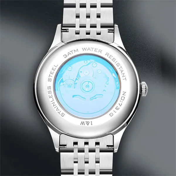 Đồng Hồ Nam I&W Carnival 731G-T2 Màu Xanh Bạc