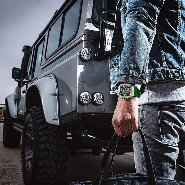 Đồng Hồ Nam I&W Carnival 737G1-S1 Automatic Sport Màu Xanh Lá