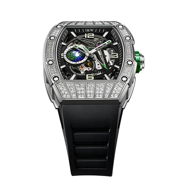 Đồng Hồ Nam I&W Carnival 737G1-S2 Automatic Sport Màu Đen Xám