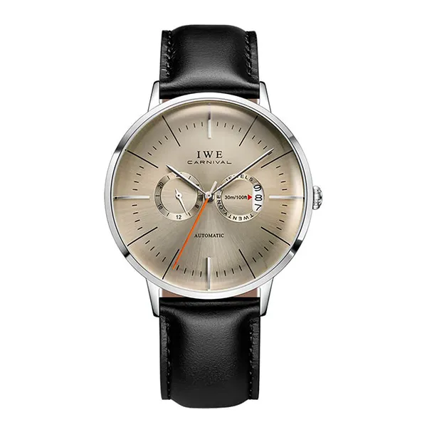 Đồng Hồ Nam I&W Carnival 8053G-D4 Màu Đen Be