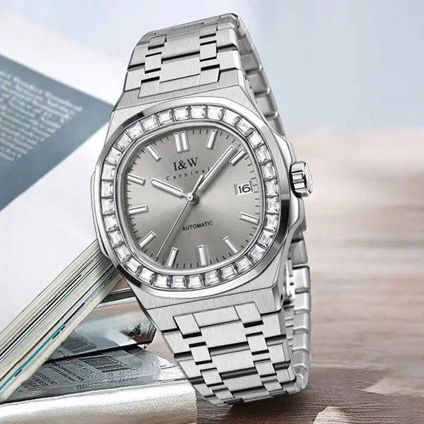 Đồng Hồ Nam I&W Carnival Automatic Watch 750G2-T3 Màu Bạc/Xám