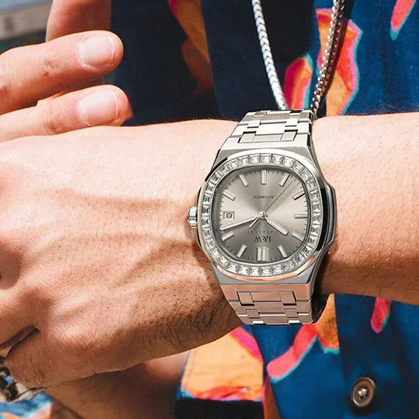 Đồng Hồ Nam I&W Carnival Automatic Watch 750G2-T3 Màu Bạc/Xám