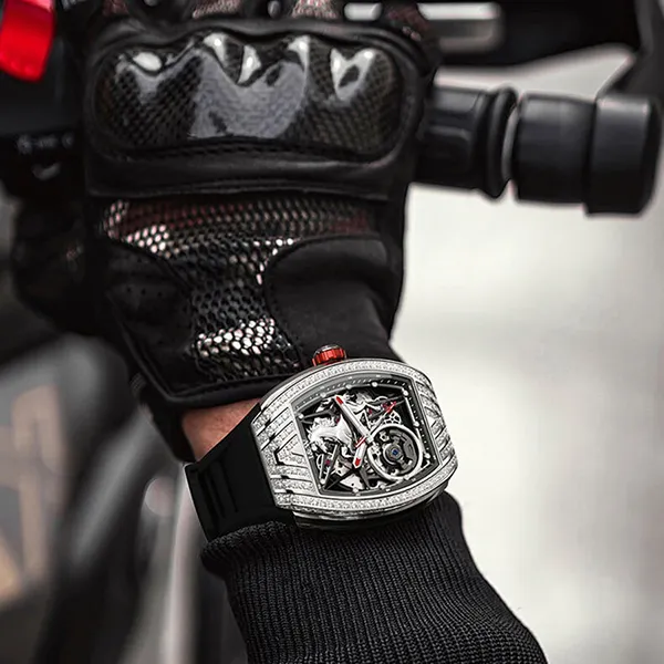 Đồng Hồ Nam I&W Carnival 768G-S1 Automatic Màu Đen Bạc