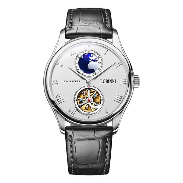 Đồng Hồ Nam Lobinni LB13006G-D3 Màu Đen - Bạc