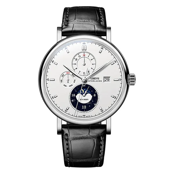 Đồng Hồ Nam Lobinni LB13056G-D3 Màu Đen - Bạc