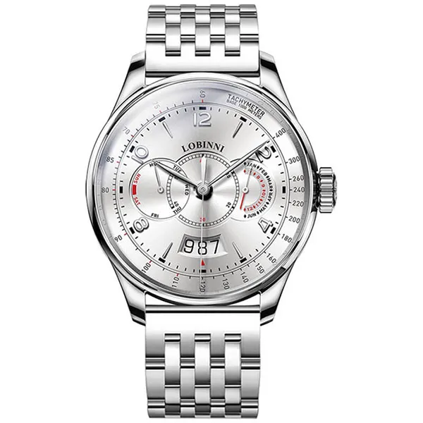 Đồng Hồ Nam Lobinni LB16013G-T3 Màu Bạc
