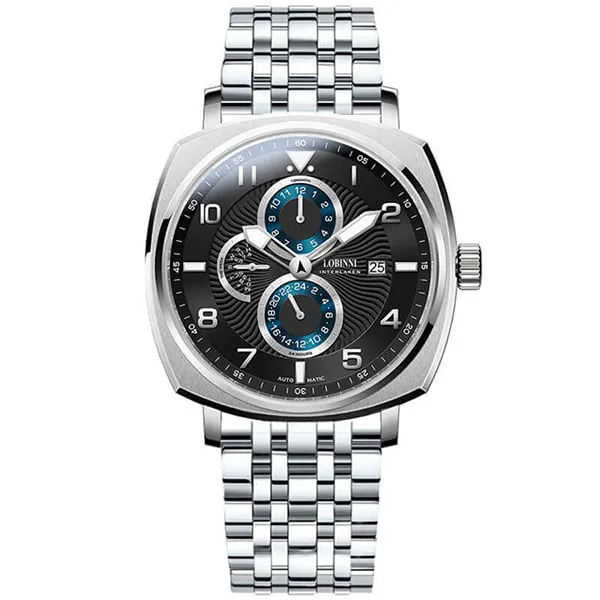 Đồng Hồ Nam Lobinni LB16053G-T4 Màu Đen Bạc