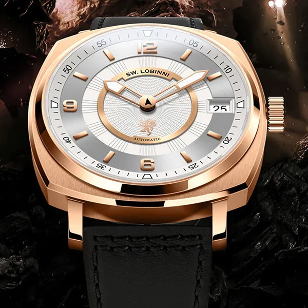Đồng Hồ Nam Lobinni LB16055G-D1 Màu Bạc - Vàng Hồng