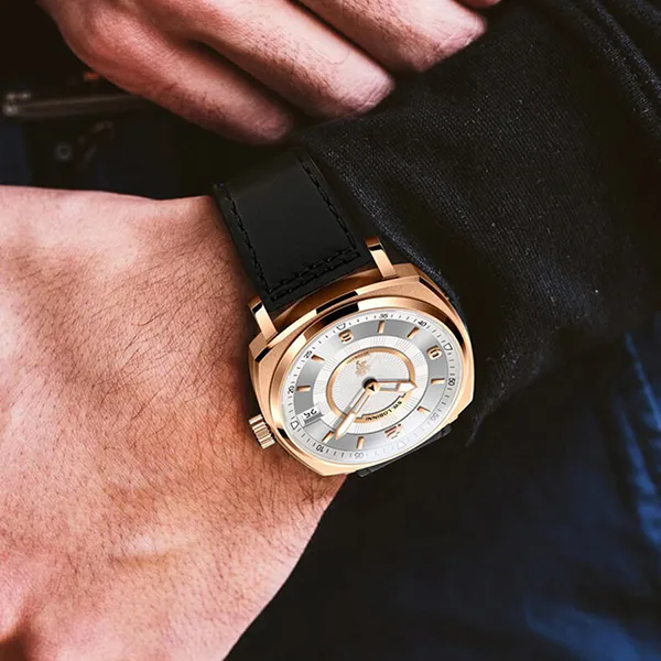 Đồng Hồ Nam Lobinni LB16055G-D1 Màu Bạc - Vàng Hồng