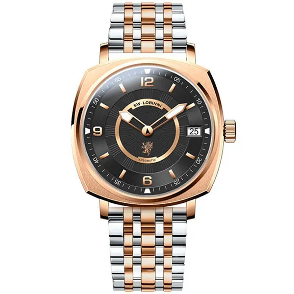 Đồng Hồ Nam Lobinni LB16055G-T2 Màu Đen - Vàng Hồng