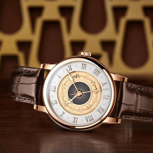 Đồng Hồ Nam Lobinni LB16056G-D1 Màu Nâu - Vàng Hồng