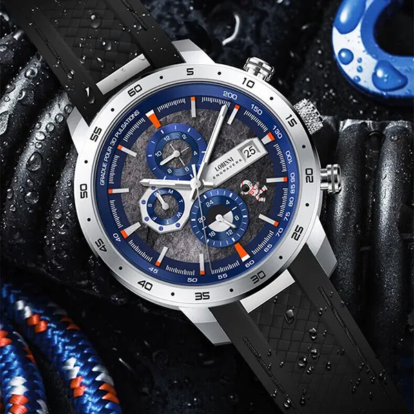 Đồng Hồ Nam Lobinni LB16072G-S1 Màu Xanh Navy