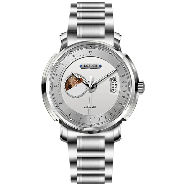 Đồng Hồ Nam Lobinni LB17511G-T1 Màu Bạc